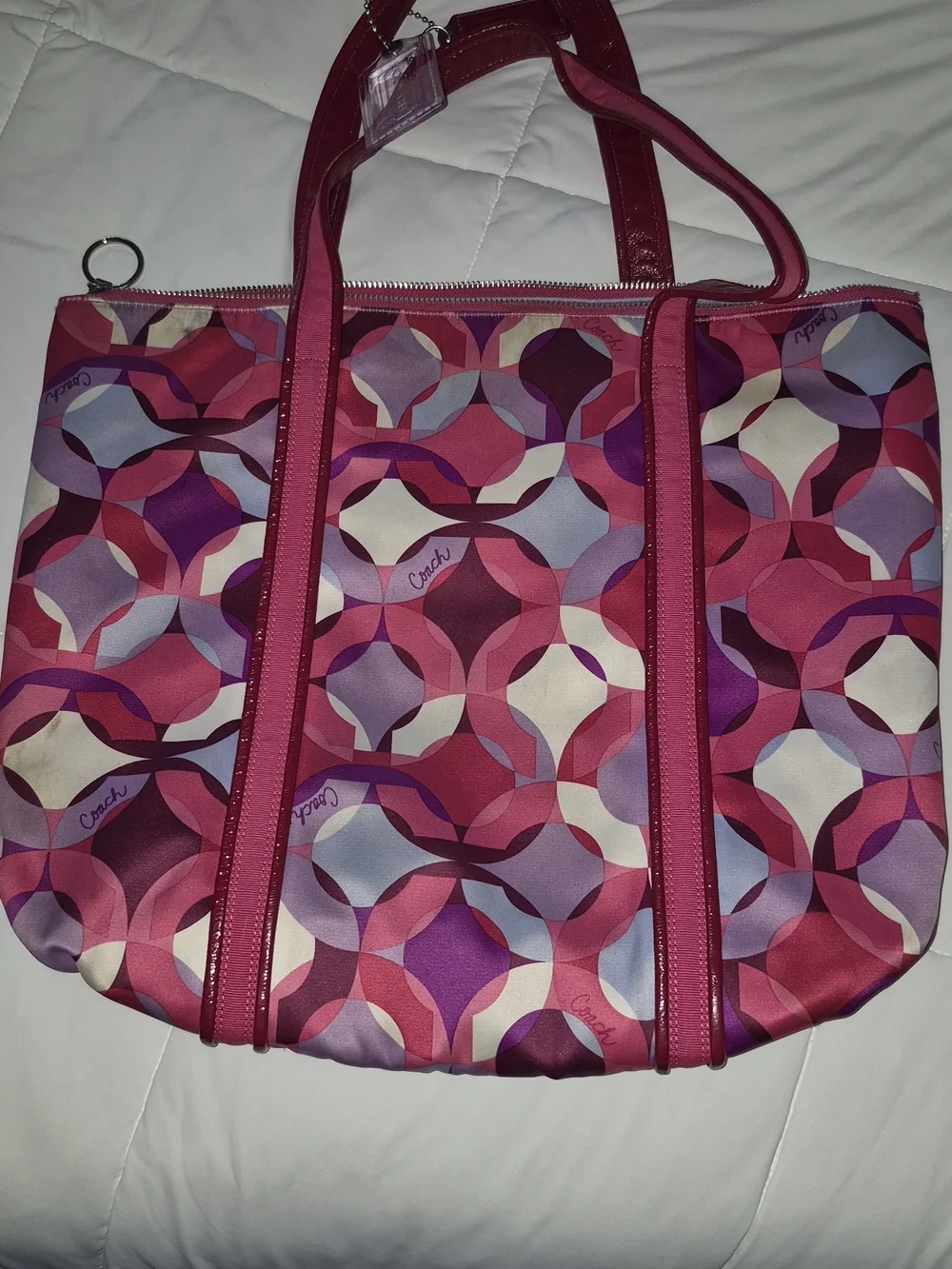 Coach Poppy Pink Tote